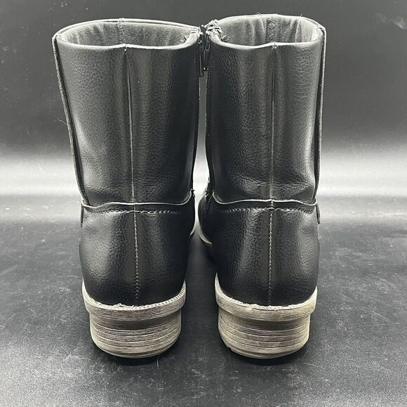 Clarks Riddle Wonder Moto Riding Boot womens 9.5 26113465 Black ankle boot biker - Picture 5 of 8